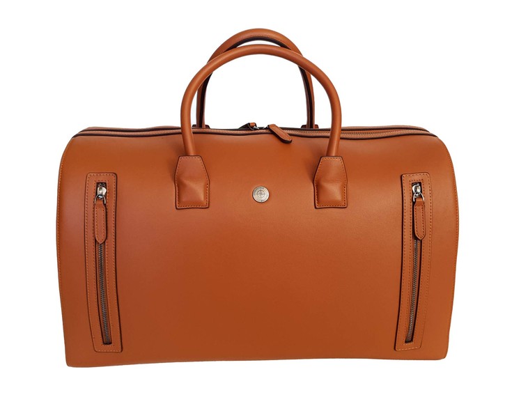 Journeyman Leather Leather Duffle Bag Tan